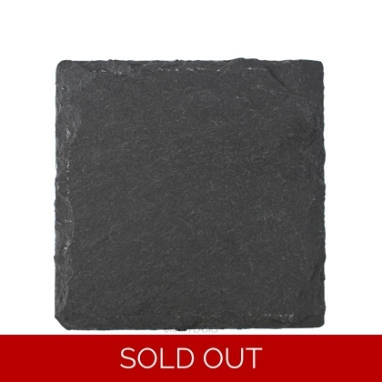 Slate Fridge Magnet - Natural - Square - 75mm